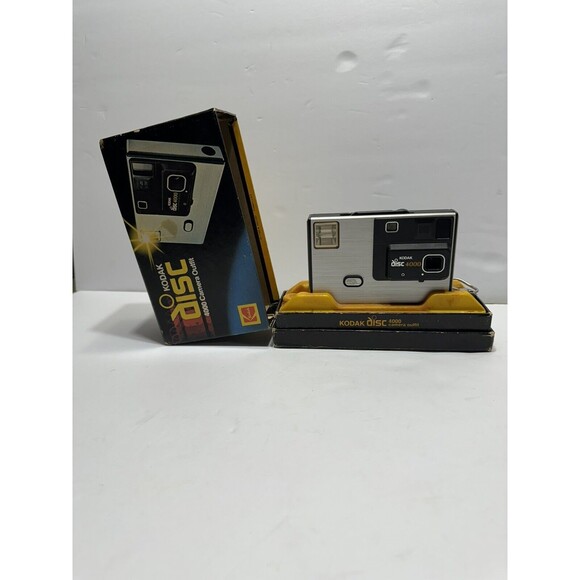 Vintage Kodak Disc 4000 Camera Outfit w/ box & Manual Untested - Picture 7 of 11